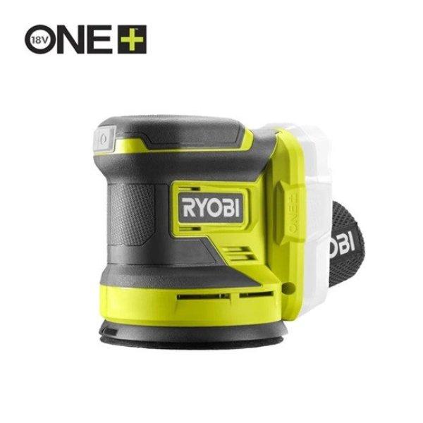 Ryobi 18V One Plus™ excentrikus csiszoló, 3x csiszolópapír, akkumulátor
és töltő nélkül - RROS18-0