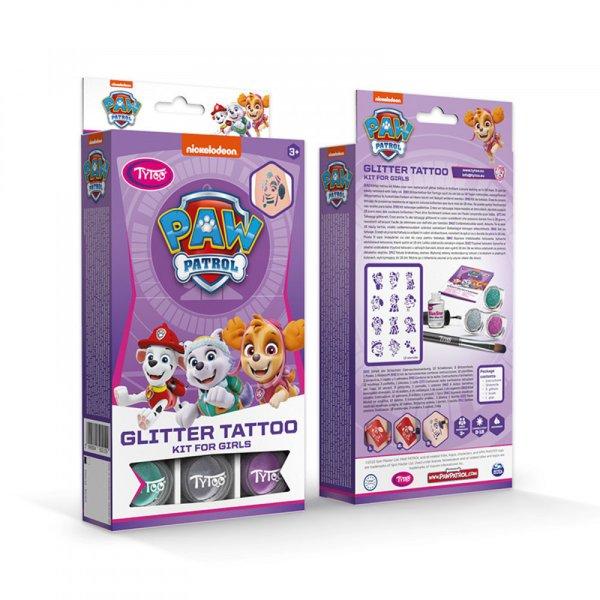 TyToo Paw Patrol lányos csillámtetoválás szett (TY50210)