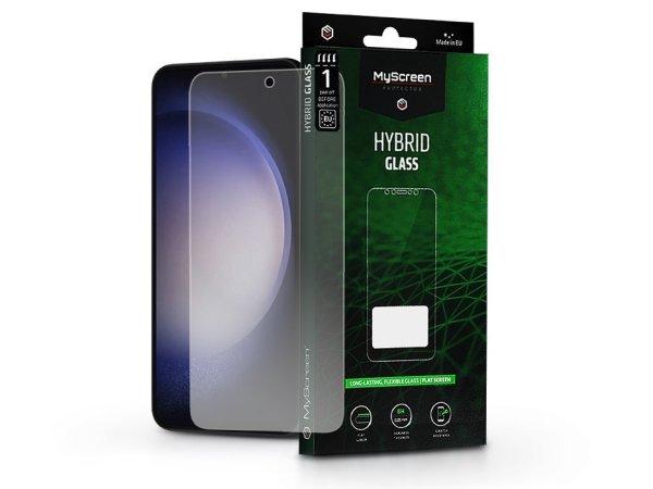 Samsung S906 Galaxy S22+ 5G/Galaxy S23+ rugalmas üveg képernyővédő fólia -
MyScreen Protector Hybrid Glass Green - átlátszó