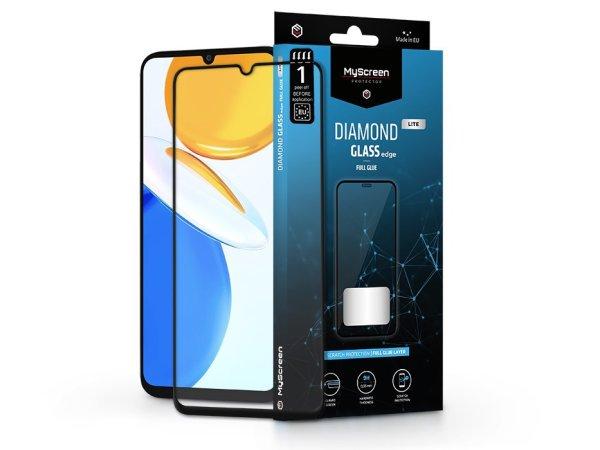 Honor X7 edzett üveg képernyővédő fólia - MyScreen Protector Diamond Glass
Lite Edge2.5D Full Glue - fekete