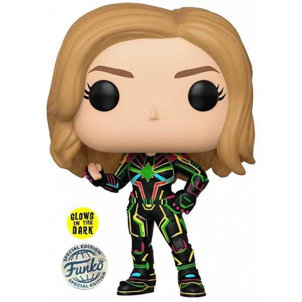 POP! Captain Marvel (Marvel) Special Kiadás (Glows in The Dark) figura