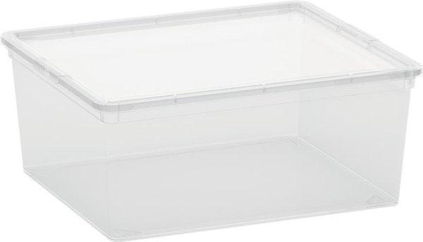 Box korral KIS C-box M, 18L, transzlucent, 34x40x17 cm