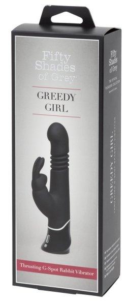 A szürke ötven árnyalata Greedy Girl - lökő vibrátor (fekete)