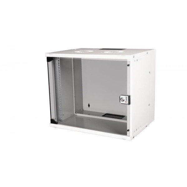 Equip Fali Rackszekrény - EWM-09-5440-G (19", 9U, 540x400mm, lapra
szerelt, szürke)