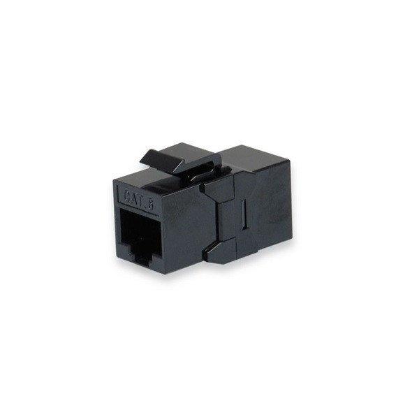 Equip RJ45 Keystone Toldó - 121179 (UTP, Cat6, árnyékolatlan, műanyag,
fekete) 8db/csomag