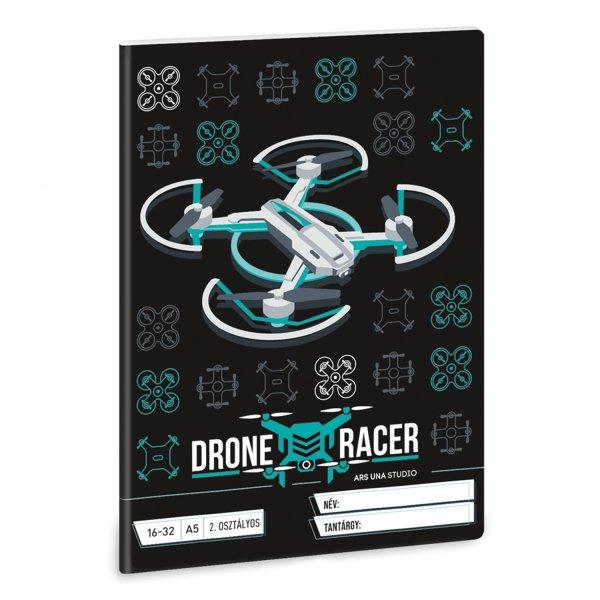 Füzet iskolai A5, 32lap, vonalas 16-32 2.osztályos Ars Una DRONE RACER (5131)
22  10db/csomag