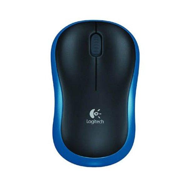 Egér optikai vezeték nélküli Logitech 910-002238 M185 kék