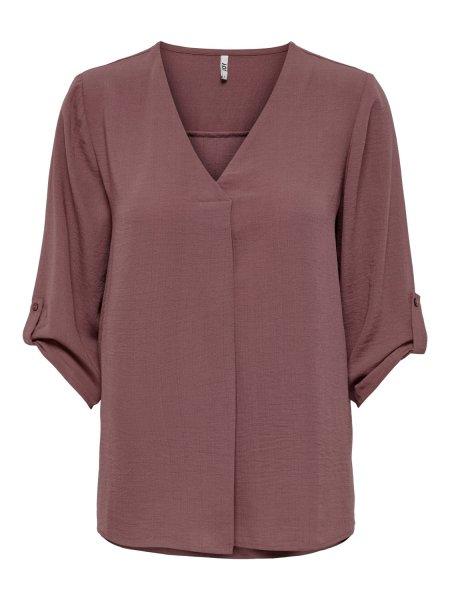 Jacqueline de Yong Női blúz JDYDIVYA Loose Fit 15226911 Rose Brown 44