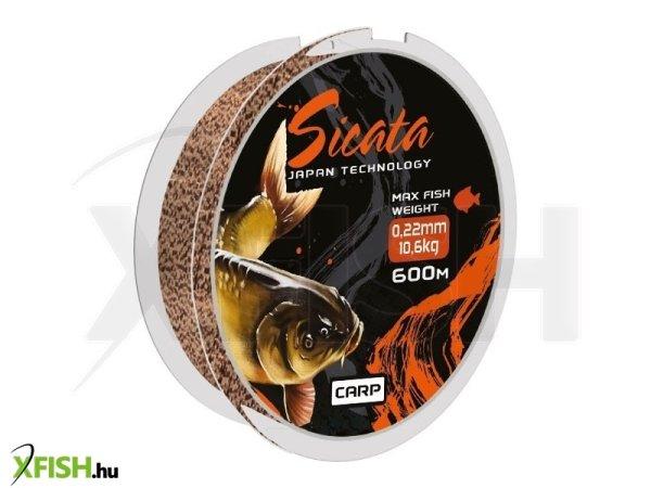 Mistrall Sicata Carp Monofil Horgász Zsinór 600m 0,35mm 22,6Kg