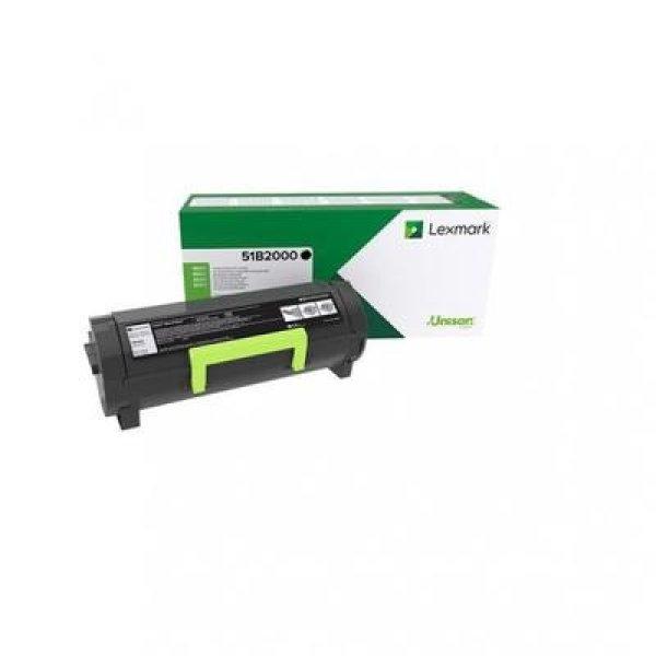 Lexmark MS317 eredeti fekete toner (51B2000), ~2500 oldal