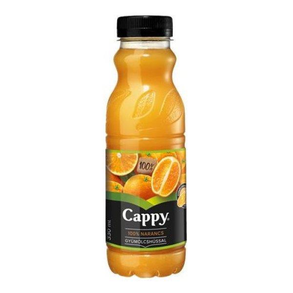 Gyümölcslé, 100%, 0,33 l, CAPPY narancs 12db/rekesz