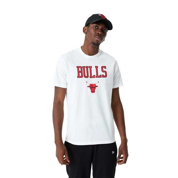 Férfi póló New Era NBA Team Chicago Bulls T-shirt White