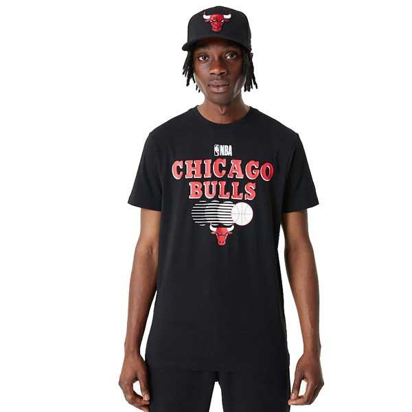 Férfi póló New Era NBA Team Chicago Bulls T-shirt White