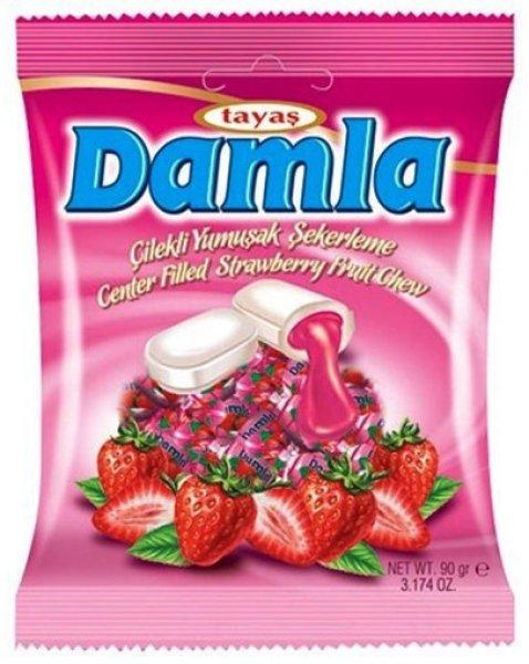 Damla 90G Epres Töltött Cukor