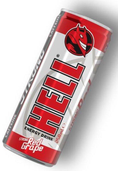 Hell Energiaital 250Ml Strong Red Grape