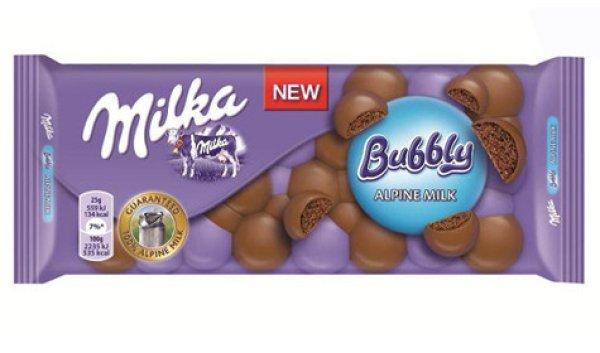 Milka 90G Bubbly Milk