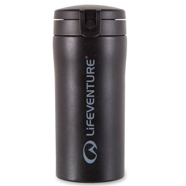 Lifeventure Flip-Top termo bögre 300 ml, fekete