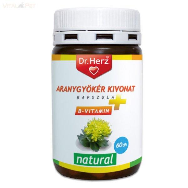 Dr. Herz Aranygyökér 200mg+ B vitamin kapszula 60db 