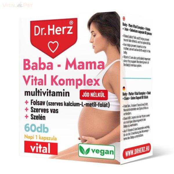 Dr. Herz Baba-Mama Vital Komplex 60 db kapszula doboz