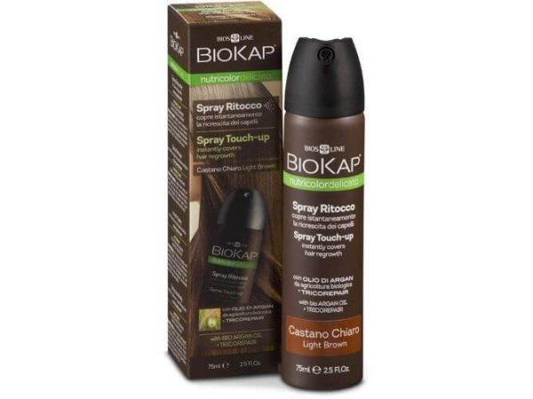 Biokap Nutricolor Delicato Spray Touch Up - Világosbarna - 75 ml