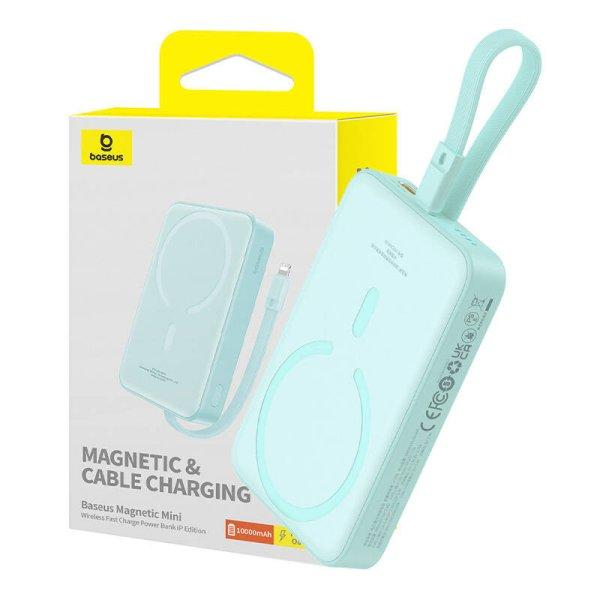 Baseus Magnetic Mini 10000mAh 20W MagSafe Mágneses Power Bank (Mint)