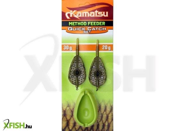 Kamatsu Quick Catch Method Feeder Kosár Szett 20+30 g + Töltő