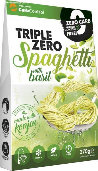 Forpro zero kalóriás tészta - spaghetti bazsalikommal
cukor/zsír/laktóz/glutén/szójamentes 270 g