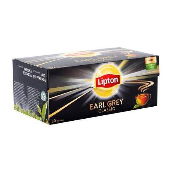 Fekete tea, 50x1,5 g, LIPTON "Earl grey"