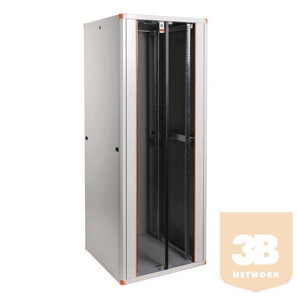 Legrand Rackszekrény - 19" különálló kivitel (42U,800x800x1894,
szürke, dupla üvegajtós, készre szerelt, max.1000 kg)