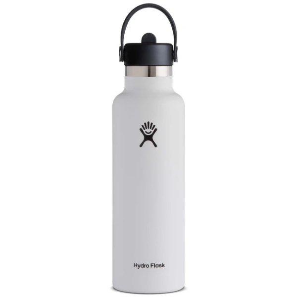 Hydro Flask Thermo palack szájjal 21 OZ Standard Flex Straw Cap, fehér