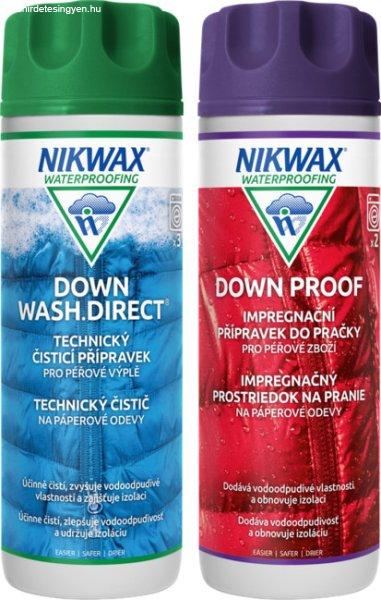 Nikwax 2 db készlet Twin Down Wash.Direct / Down Proof 300ml