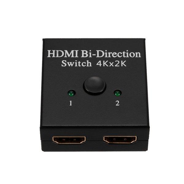 4K HDMI elosztó kapcsolóval, kétirányú