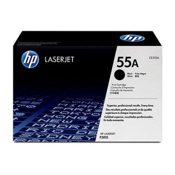 CE255A Lézertoner LaserJet P3015 nyomtatóhoz, HP 55A, fekete, 6k