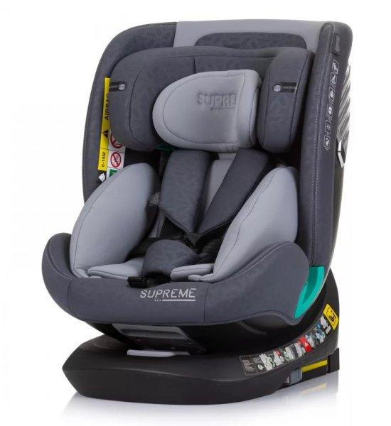 Chipolino Supreme autósülés Isofix 40-150cm - Granite 