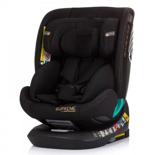 Chipolino Supreme autósülés Isofix 40-150cm - Obsidian 