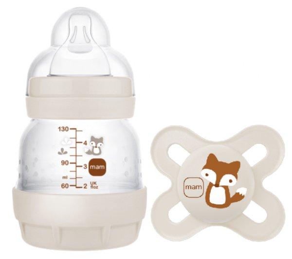 MAM 130 ml Anti-Colic cumisüveg + ajándék Start cumival
