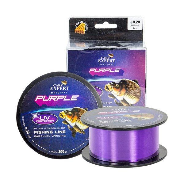 Carp Expert Uv Purple Carp Line 300m 0,40mm 18,7kg bojlis zsinór (30121-040)