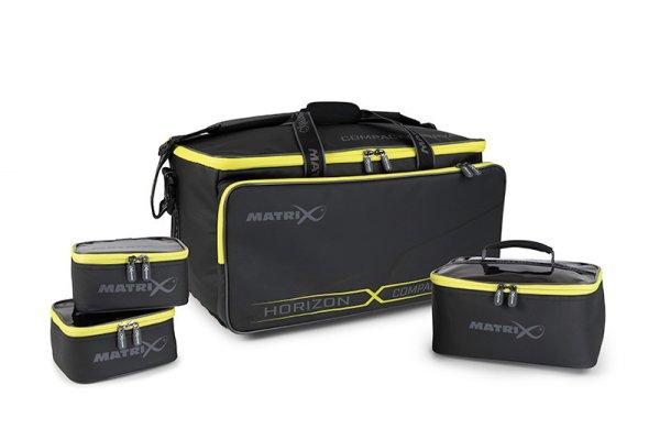 Fox Matrix Horizon X Compact Carryall (including 3 cases) táska 58x30x30cm
(GLU126)