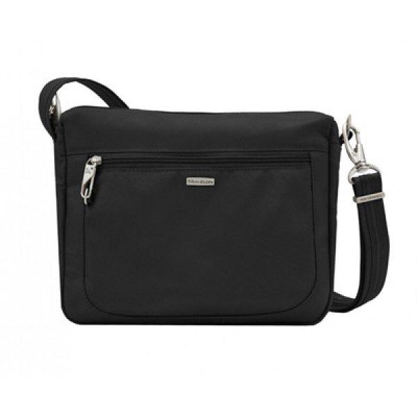 Travelon lopásgátló válltáska Fekete Crossbody Classic