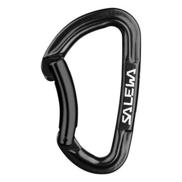 Salewa karabiner HOT G3 fekete, ívelt, ívelt