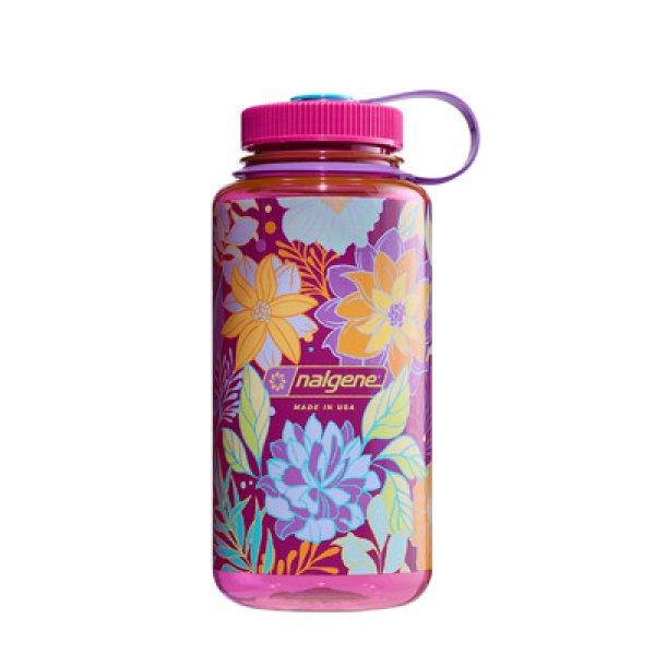 Nalgene palack WM Sustain 1 L botanikus virágos virágok