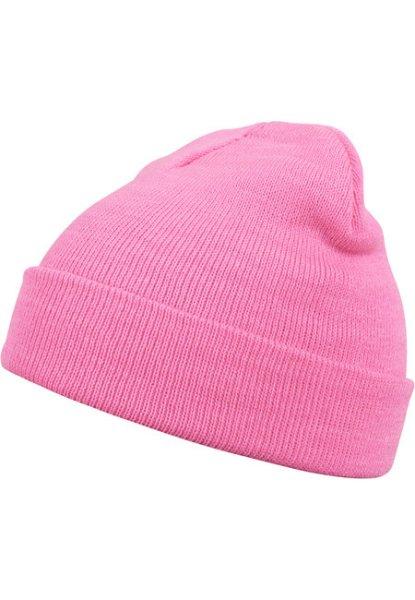 Urban Classics Beanie Basic Flap neonpink