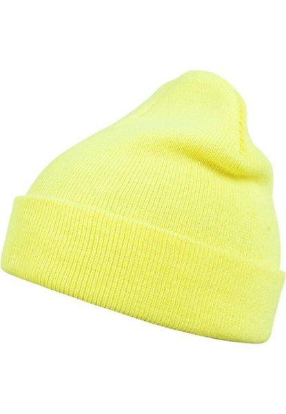 Urban Classics Beanie Basic Flap neonyellow