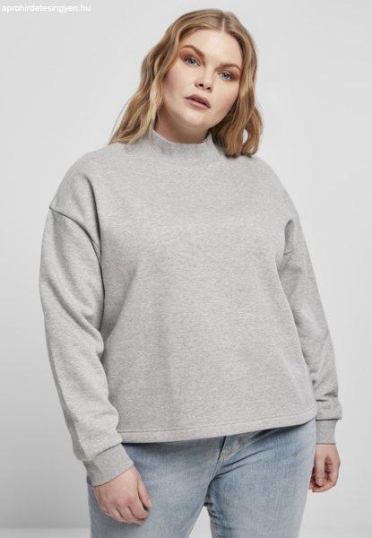 Urban Classics Ladies Oversized High Neck Crew grey