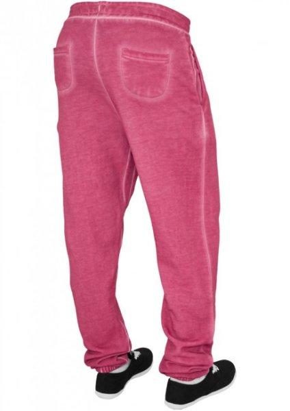 Urban Classics Ladies Spray Dye Sweatpant fuchsia