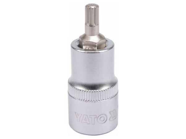 YATO Bit dugókulcs Spline 1/2" M6 CrV