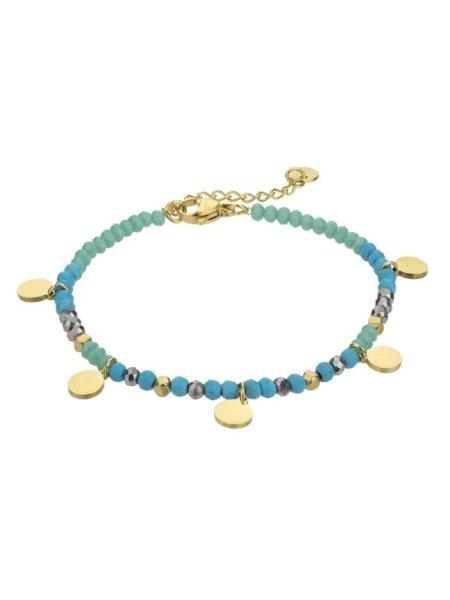 Marc Malone Gyöngy karkötő Gianna Blue Bracelet MCB23006G