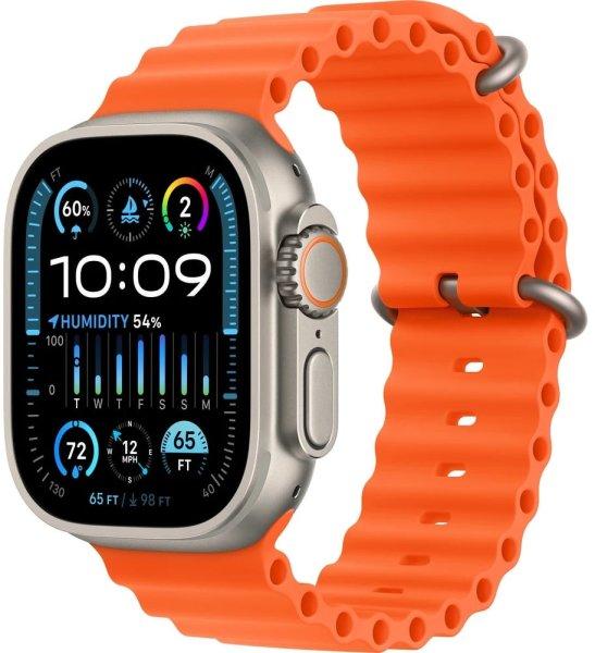 Apple Apple Watch Ultra 2 49mm titán óceán-narancssárga
szíjjal