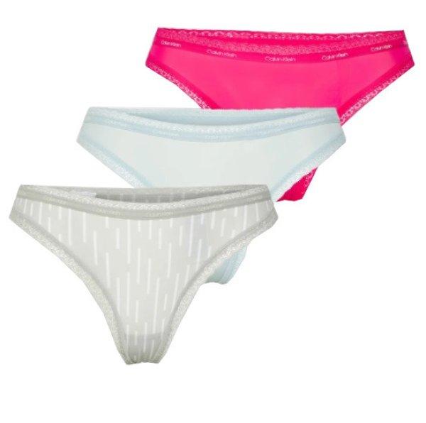 Calvin Klein 3 PACK - női tanga QD3802E-6VW XL