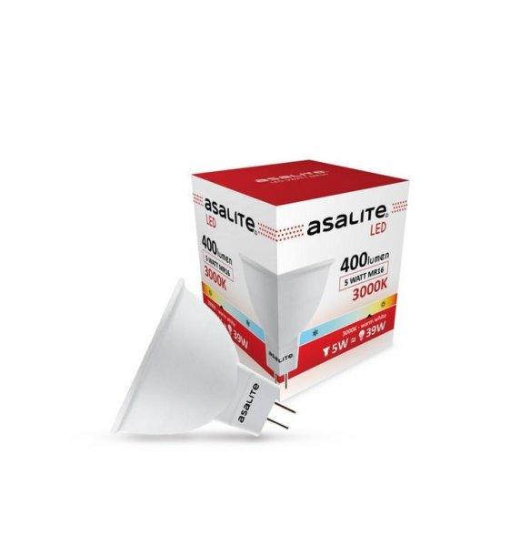 Asalite LED Izzó MR16 spot 12V 5W 3000K (400 lumen)